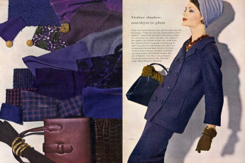 Isabella Albonico by Tom Palumbo / Vogue USA (1960.08/2)