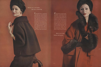 Isabella Albonico by Irving Penn / Vogue USA (1960.09)