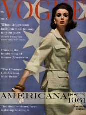 Dorothy McGowan by Herbert Matter / Vogue USA (1961.02)