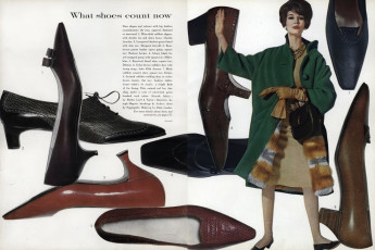 Simone d'Aillencourt by Tom Palumbo / Vogue USA (1961.08/2)