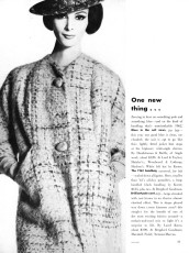 Wilhelmina Cooper by Tom Palumbo / Vogue USA (1962.01/2)