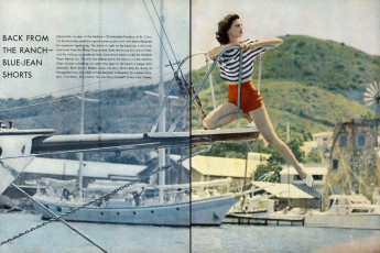 Dorothy McGowan by John Rawlings / Vogue USA (1962.01/2)