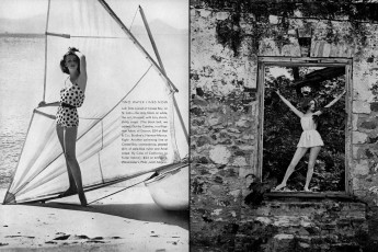 Dorothy McGowan by John Rawlings / Vogue USA (1962.01/2)