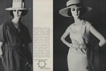 Wilhelmina Cooper by Irving Penn / Vogue USA (1962.04)