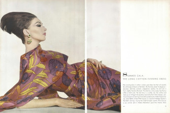 Wilhelmina Cooper by Irving Penn / Vogue USA (1962.04/2)