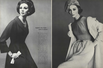 Wilhelmina Cooper by Irving Penn / Vogue USA (1962.04/2)