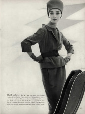 Ina Balke by Karen Radkai / Vogue USA (1962.07)