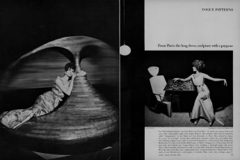 Simone d'Aillencourt by Helmut Newton / Vogue USA (1962.07)