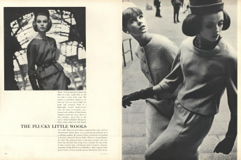 Jean Shrimpton by David Bailey / Vogue USA (1962.11)