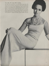 Wilhelmina Cooper by Irving Penn / Vogue USA (1963.03)