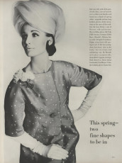Brigitte Bauer by Irving Penn / Vogue USA (1963.03)