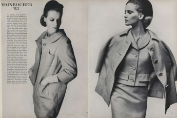 Veruschka by Irving Penn / Vogue USA (1963.04/2)