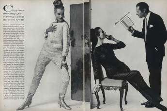 Veruschka, Tilly Tizzani by Bert Stern / Vogue USA (1963.07)