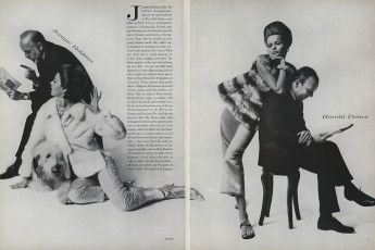 Tilly Tizzani, Veruschka by Bert Stern / Vogue USA (1963.07)