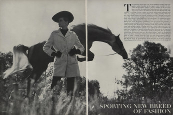 Veruschka by Peter Beard / Vogue USA (1963.08)