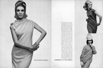 Deborah Dixon by Bert Stern (Vogue USA 1964.02/2)
