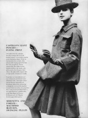 Benedetta Barzini by William Klein / Vogue USA (1964.03)
