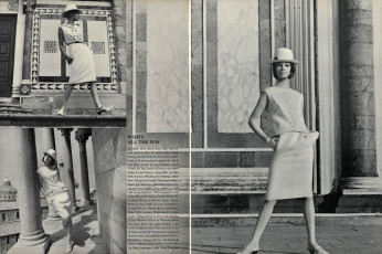 Beate Schulz by Cecil Beaton / Vogue USA (1964.06)