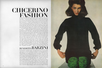 Benedetta Barzini by Irving Penn (Vogue USA 1964.08)