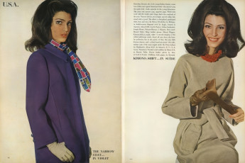 Benedetta Barzini by Irving Penn (Vogue USA 1964.08)