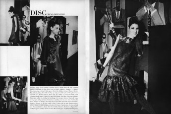 Benedetta Barzini by Louis Faurer (Vogue USA 1964.08)