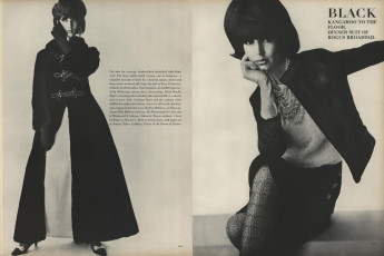 Brigitte Bauer by Irving Penn (Vogue USA 1964.08/2)