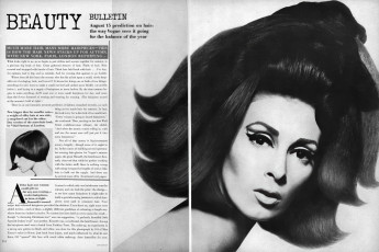 Wilhelmina Cooper by Irving Penn (Vogue USA 1964.08/2)