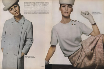 Deborah Dixon by David Bailey (Vogue USA 1964.09)