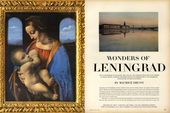 Wonders of Leningrad by Bruce Davidson / Vogue USA (1964.12)