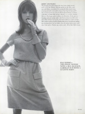 Jean Shrimpton by Bert Stern / Vogue USA (1965.01/2)