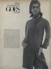Benedetta Barzini by Bert Stern / Vogue USA 1965.03/2)