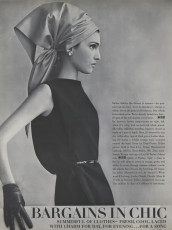 Benedetta Barzini by Gianni Penati / Vogue USA (1965.05