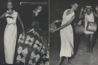 Veruschka by Henry Clarke / Vogue USA (1965.06)