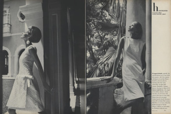 Veruschka by Henry Clarke / Vogue USA (1965.06)