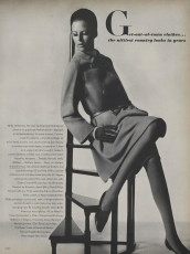 Birgitta af Klercker by Horst P. Horst / Vogue USA (1965.10/2)