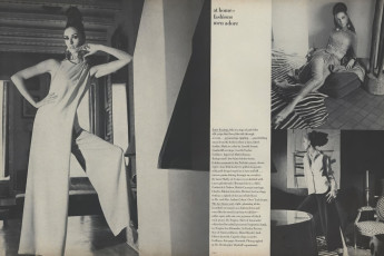 Wilhelmina Cooper by Horst P. Horst / Vogue USA (1965.11/2)