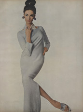 Wilhelmina Cooper by Irving Penn / Vogue USA (1966.01/2)