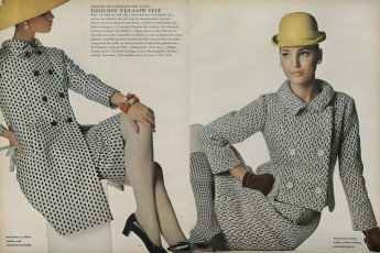 Benedetta Barzini by Irving Penn / Vogue USA (1966.02)