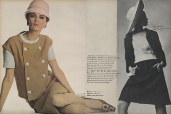 Wilhelmina Cooper by Irving Penn / Vogue USA (1966.02)