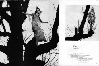 Jean Shrimpton by Richard Avedon / Vogue FRA (1966.03)