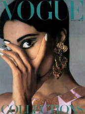 Donyale Luna by David Bailey / Vogue UK (1966.03)