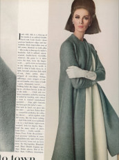 Wilhelmina Copper by Irving Penn / Vogue USA (1966.03/2)