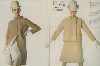 Wilhelmina Copper by Irving Penn / Vogue USA (1966.03/2)
