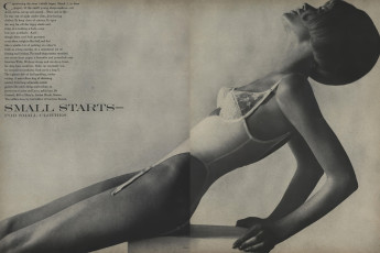 Veruschka by Gianni Penatii / Vogue USA (1966.03/2)