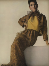 Benedetta Barzini by Irving Penn / Vogue USA (1966.04)