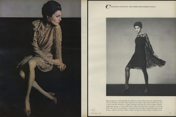 Benedetta Barzini by Richard Avedon (Vogue USA 1966.08/2)