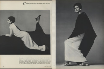 Benedetta Barzini by Richard Avedon (Vogue USA 1966.08/2)