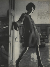Simone d'Aillencourt by Henry Clarke (Vogue USA 1966.10)