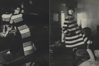 Simone d'Aillencourt by Henry Clarke (Vogue USA 1966.10)