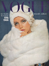 Donna Mitchell by David Bailey / Vogue UK (1966.10)